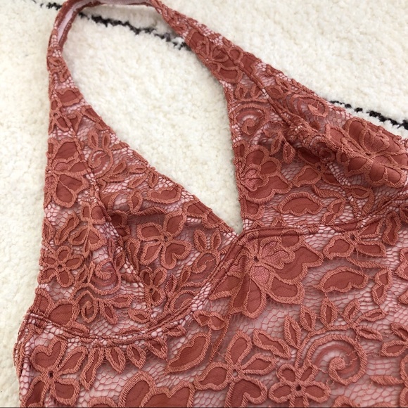 Urban Outfitters Lace Halter Top - Picture 2 of 5